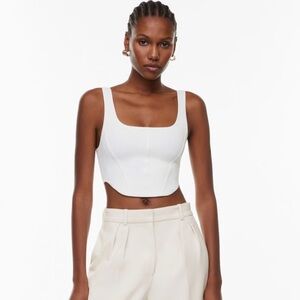 Aritzia Babaton Sculpt Knit Bustier Tank